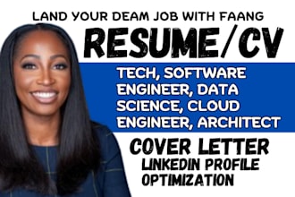 write faang tech resume IT cybersecurity, software engineer resume devops resume