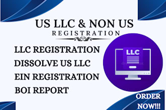 do US llc registration and ein number for US and non US resident