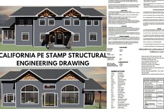 california, florida pe stamp, city permit structural floor plan, hvac