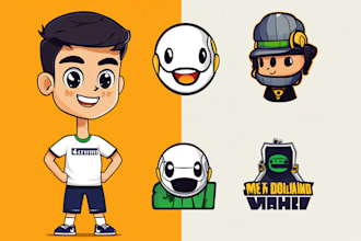 design mascot cartoon logo design and mascot character