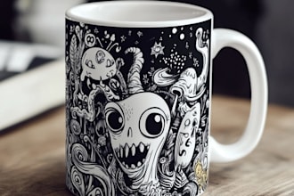 do custom coffee mug design for your pod business