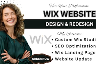 wix studio website, update website, wix redesign and website seo