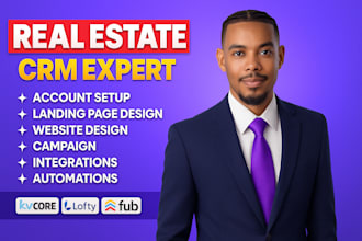 setup real estate CRM idx website kvcore follow up boss  chime kv core boldtrail