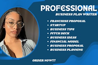write investor ready business plan franchise proposal financial plan for startup