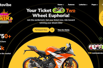 build raffle website, competition website, giveaway website