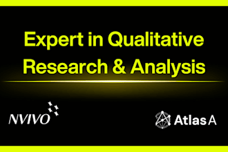 conduct expert qualitative research and data analysis