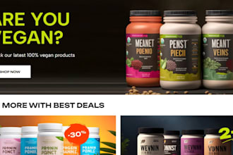 do shopify health supplement product health and fitness private label website