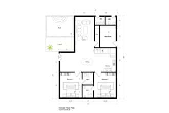 create 2d floor plan for real estate