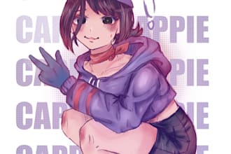 draw anime or manga art illustration