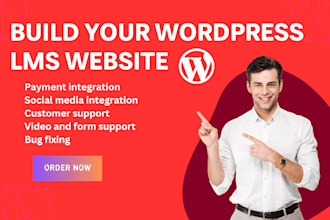 create your wordpress lms website with learndash