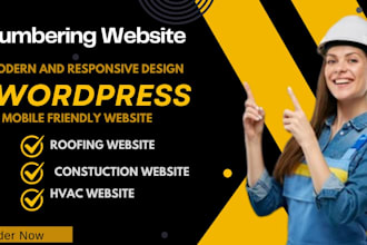 build professional roofing, construction, electrician and plumbing websites