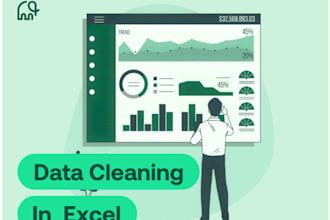 clean, format, merge, split excel data