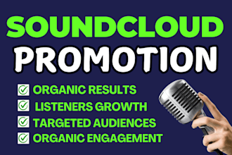 promote your soundcloud music to organic audiences