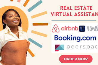be your property management virtual assistant for real estate, peerspace, vrbo