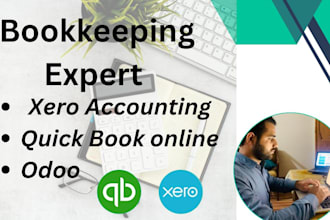 do bookkeeping in xero and quickbooks and bank reconciliation