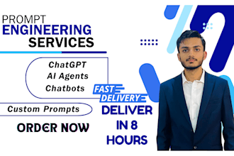 prompt engineer to create prompts for chatgbt, ai agents, chatbots quickly