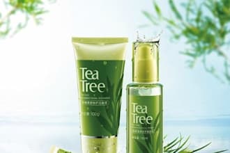 do skincare label logo design  and bottle product design