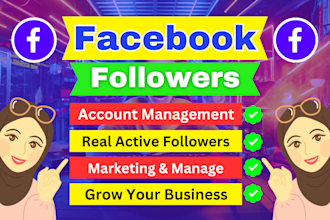 facebook marketing manage create page setup fb real followers engagement growth