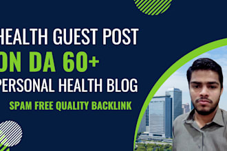 provide health guest post on my personal blog