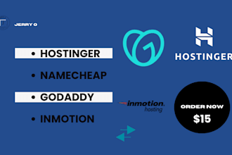 fix hosting error, migrate website on godaddy, bluehost hostinger and namecheap