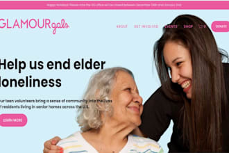 nonprofit website, charity website, ngo donation website, fundraising website