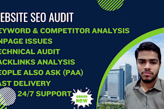 do technical SEO audit for your website with PDF report