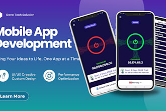 make VPN app for the android and IOS