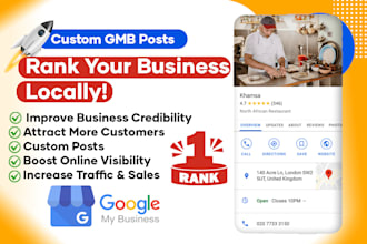 do monthly gmb post with geotagged images for local SEO