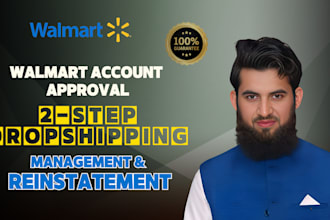 do  walmart seller central setup and  account optimization