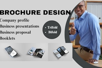 business brochure design proposal presentation, company profile brochure design