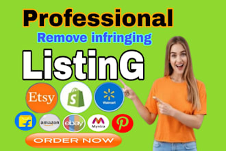 remove copyright infringement products images etsy,aliexpress,shopify,nike dmca