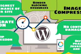 do speed optimization and speed up wordpress site mobile and desktop