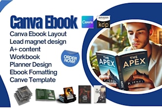 canva ebook design canva ebook format design pdf lead magnet canva workbook