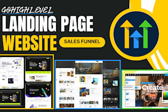 design gohighlevel sales funnel landing page lead survey capture form website