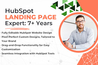 create hubspot landing page