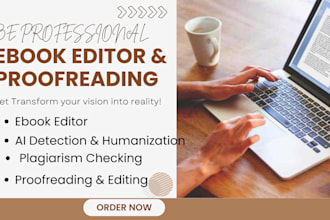 proofread, ebook editing, ai detector, humanize, plagiarism and grammar checker
