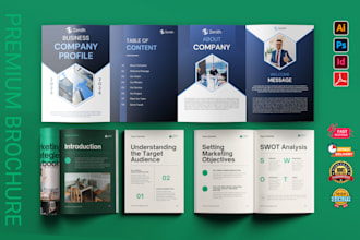create brochure, booklet, catalog and annual report in print or digital format