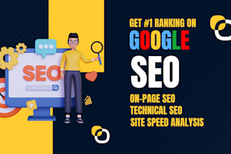 do website on page SEO for webflow, shopify,  squarespace and wordpress