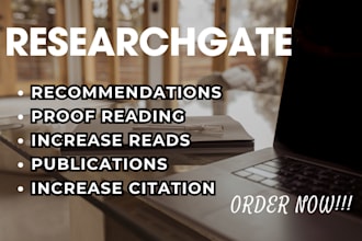increase google scholar, researchgate citation, peer reviewed, recommendation