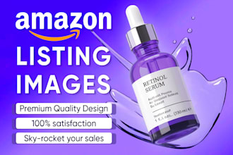 design high quality amazon listing images, product infographic pictures edit