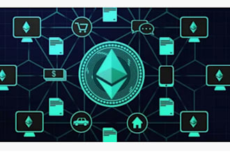 develop blockchain smart contract web3 ethereum dapps blockchain developer token