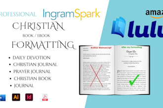 design, format, christian ebook,daily devotion, prayer book, journal kdp
