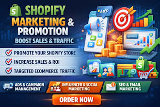 shopify marketing shopify promotion ecommerce sales growth and traffic strategy