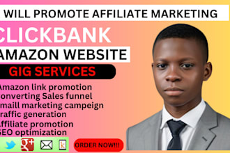 build clickbank, shopify sales, amazon website affiliate marketing sales