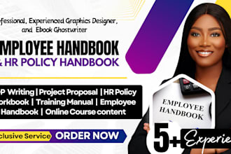 write a legal compliance employee handbook, company profile, brochure design