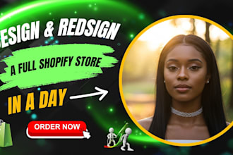 shopify website design and redesign shopify website development and shopify SEO
