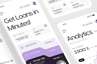 create lending app money app loan app fintech bank app borrow wallet app