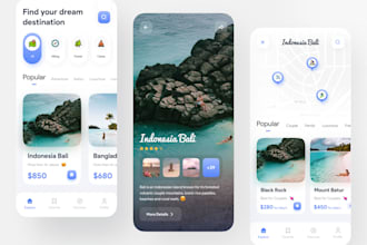 build travel booking app, city tour app, travel planner app