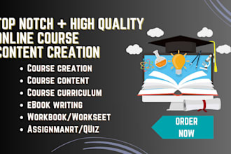 create course content online course creation training manual course curriculum