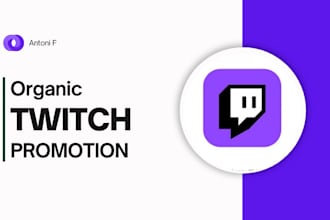 organically promote and bring the live viewers to your twitch channel